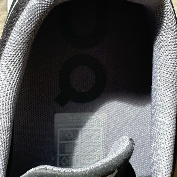 On Running Women's Black and White Cloud Sneakers - Picture 2 of 8